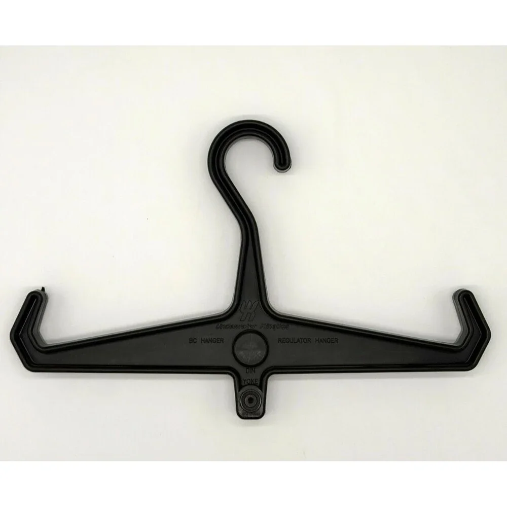 Underwater Kinetics Scuba Gear Hanger Lot - Wetsuit, Super BC, Regulator & Acces